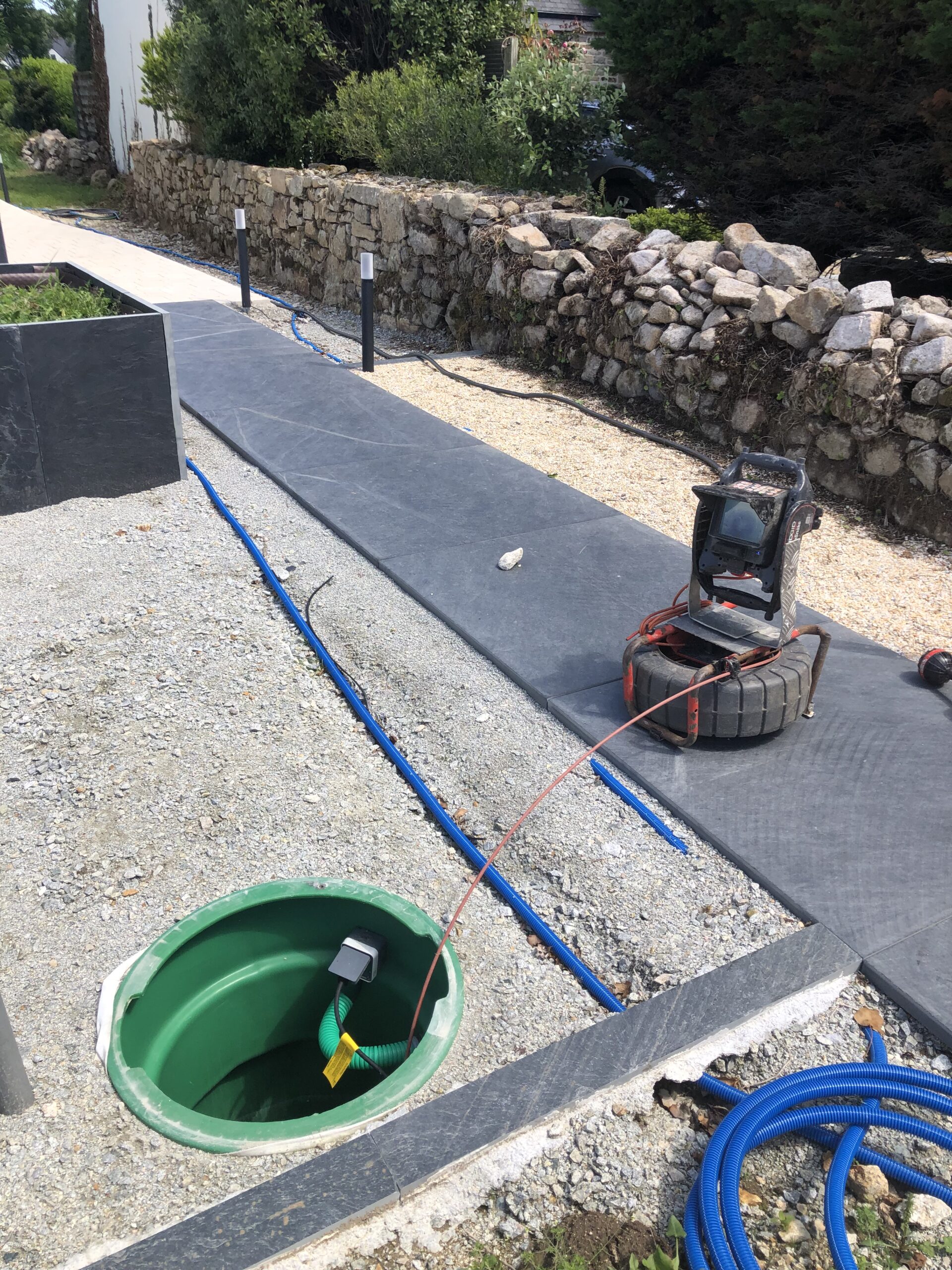 Inspection Camera des canalisations vidanges